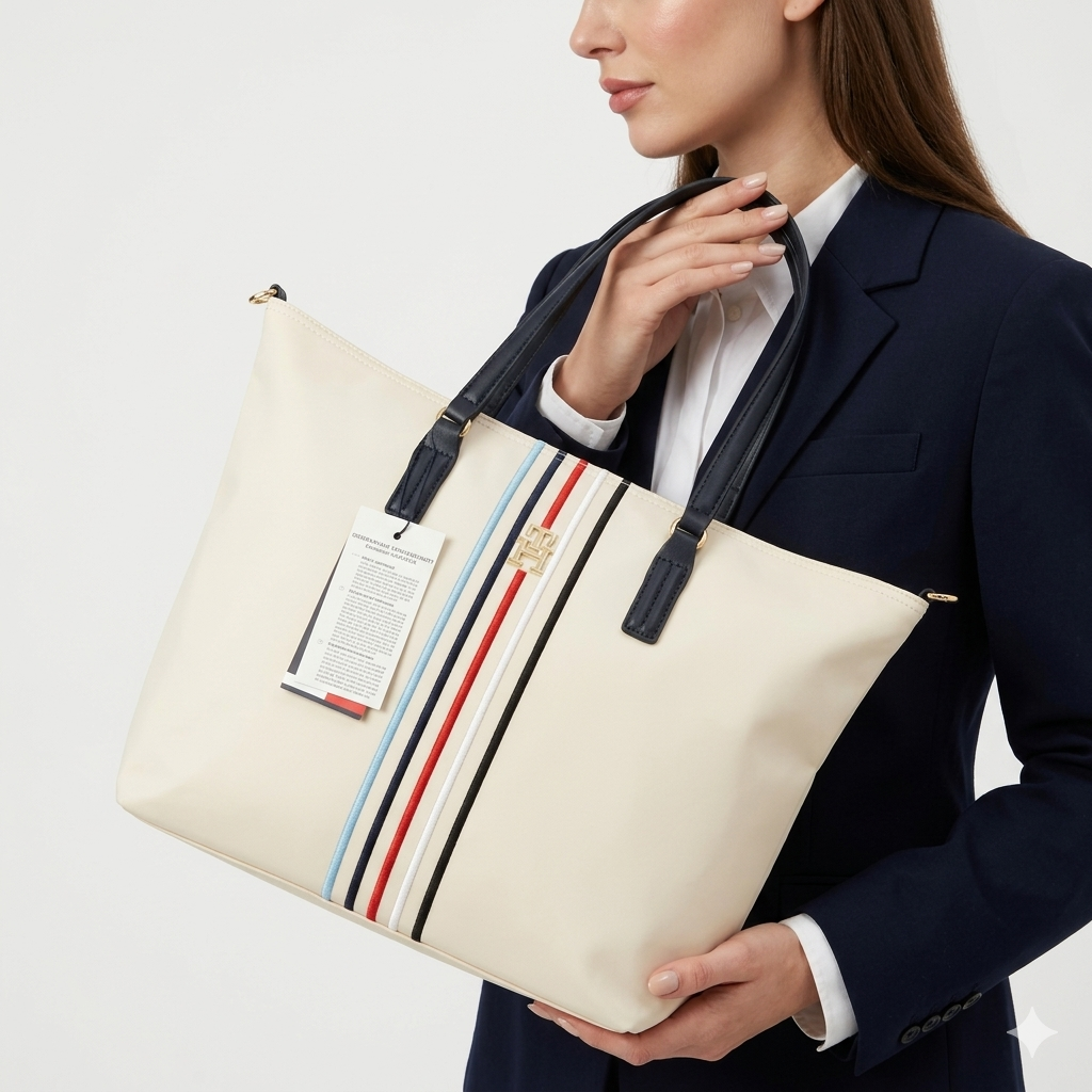 Tommy Bag: Beige, Black, Navy 👜 Versatile Carryall