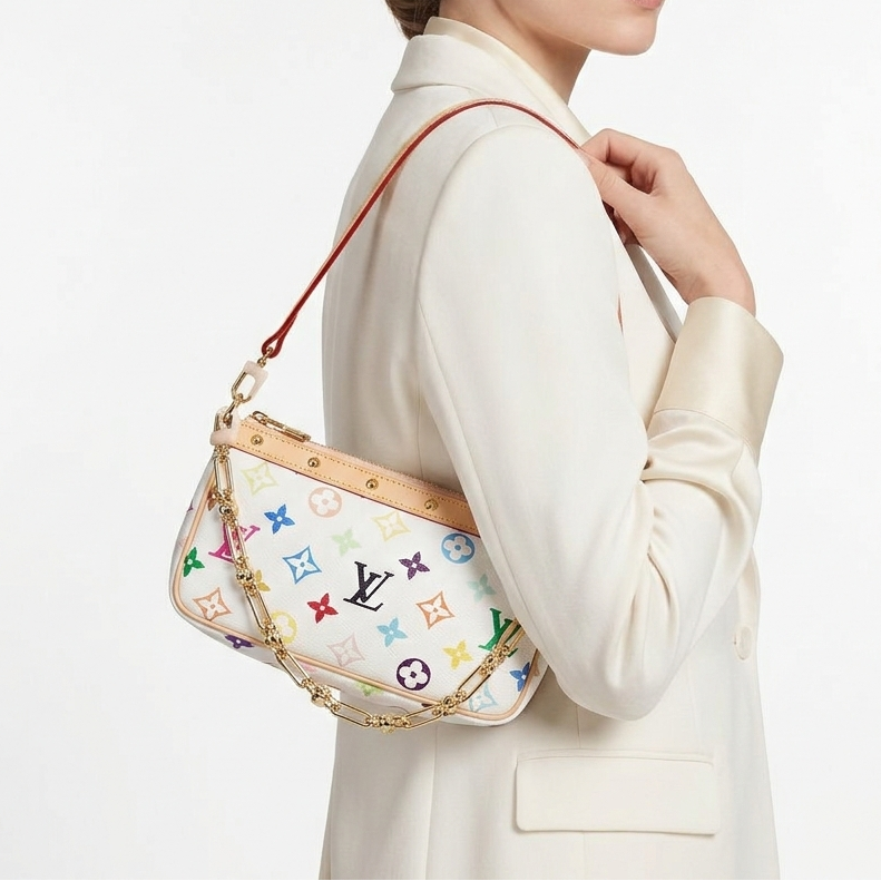 Louis Vuitton Multicolor Monogram Pochette Accessories 🌈👜✨