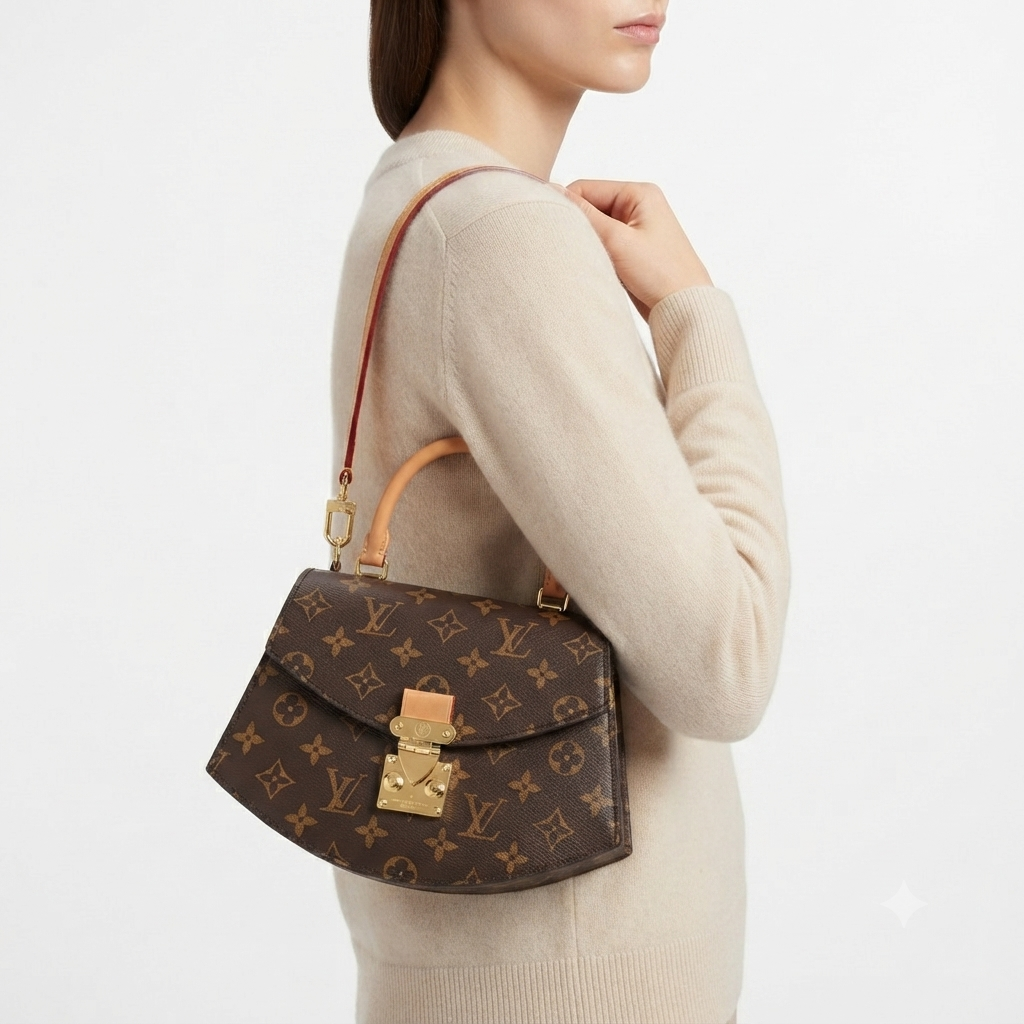 Louis Vuitton Monogram Bag with Gold Tone Hardware