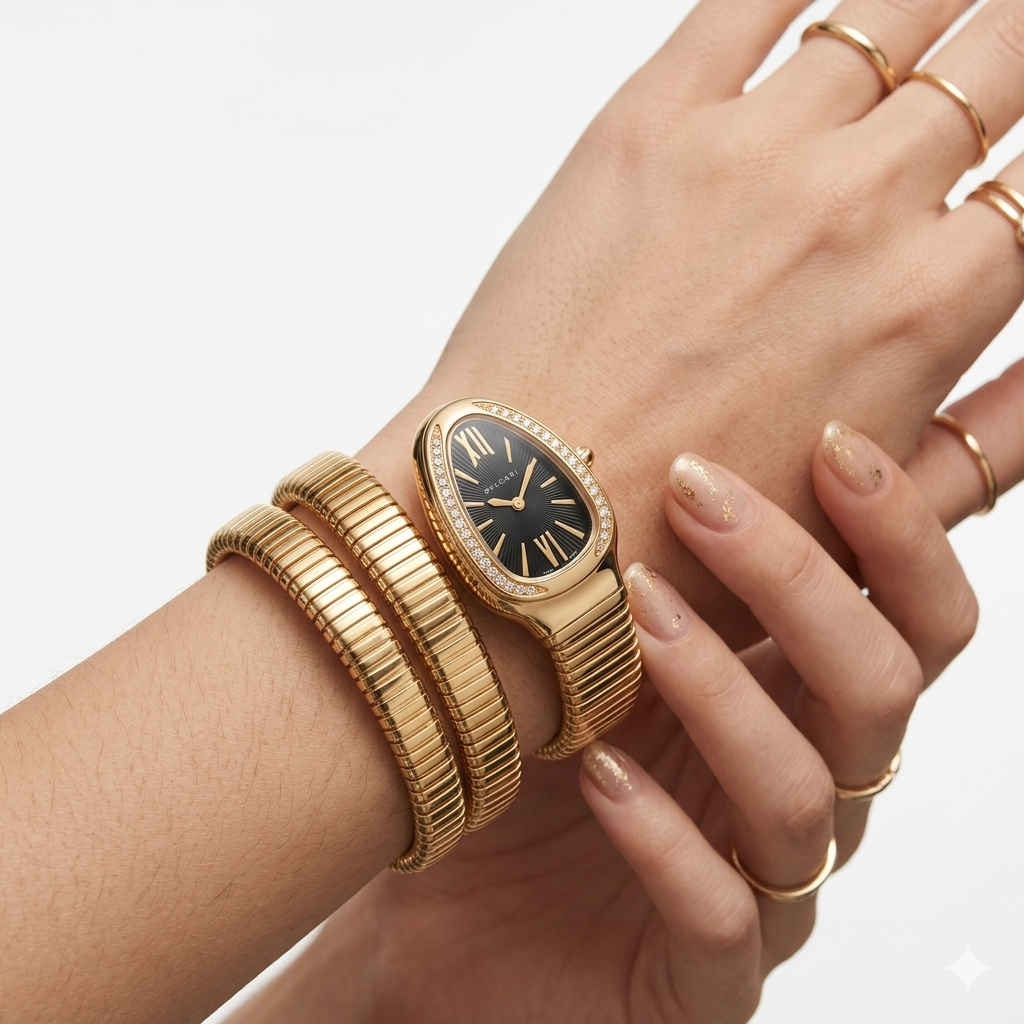 Bvlgari Gold-Tone Stainless Steel Women's Watch ⌚✨