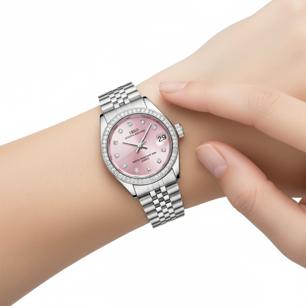 IBSO Boerni Aibisino Women's Luxury Purple Dial Watch ⌚✨💜