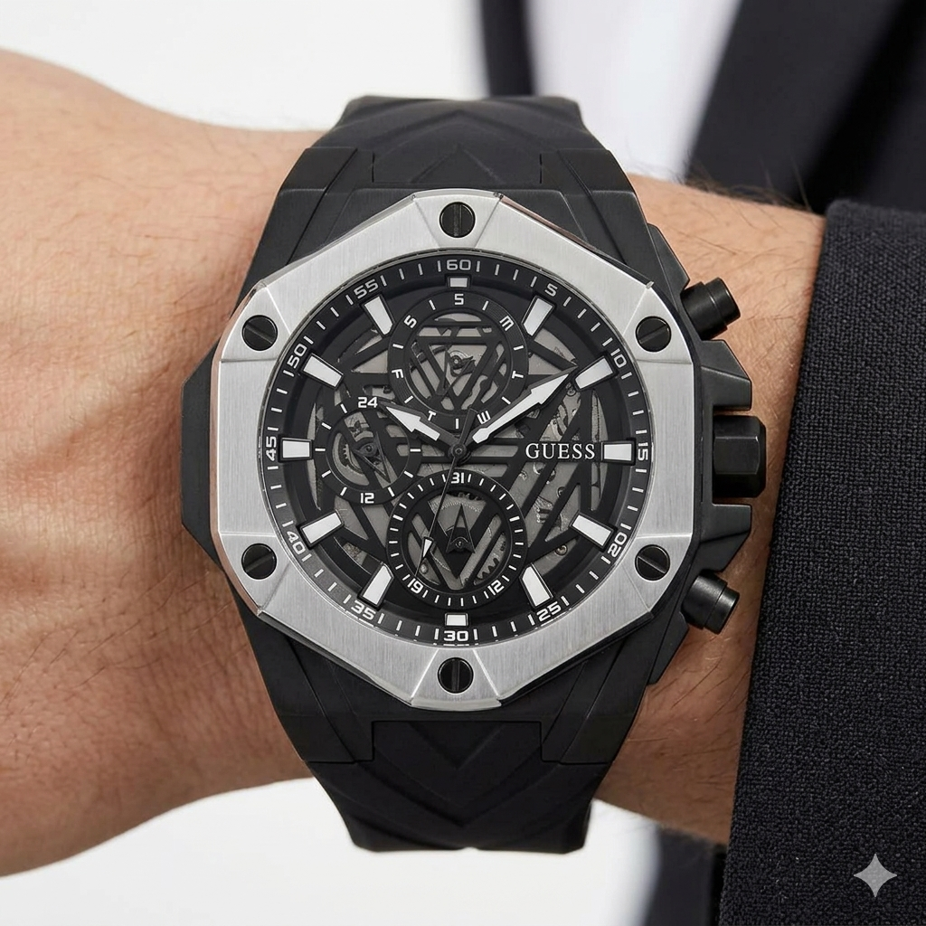 Men's Midnight Blue Watch ⌚⚫🔵