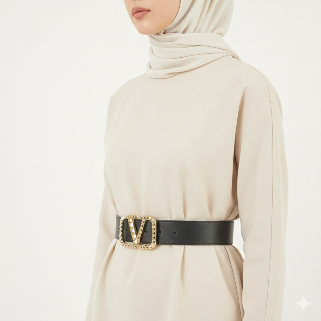 Valentino Garavani Reversible Belt Set with Iconic VLogo and Rockstud Buckles 🖤✨🌟