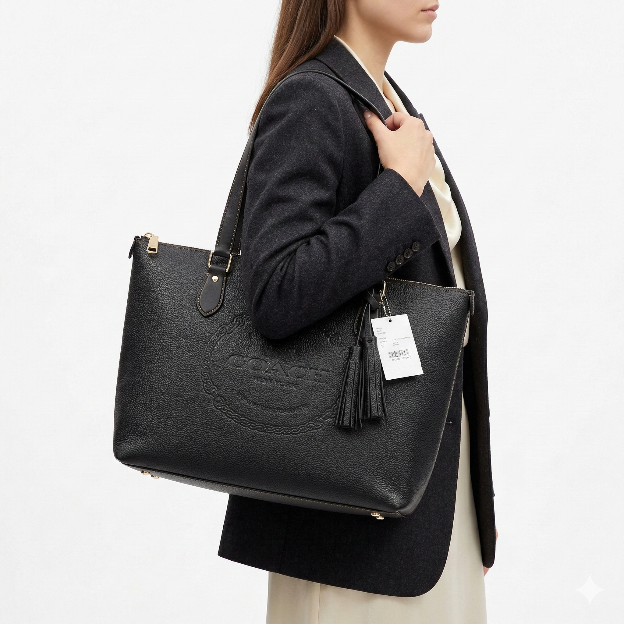 COACH Black Classic Carryall 👜🖤