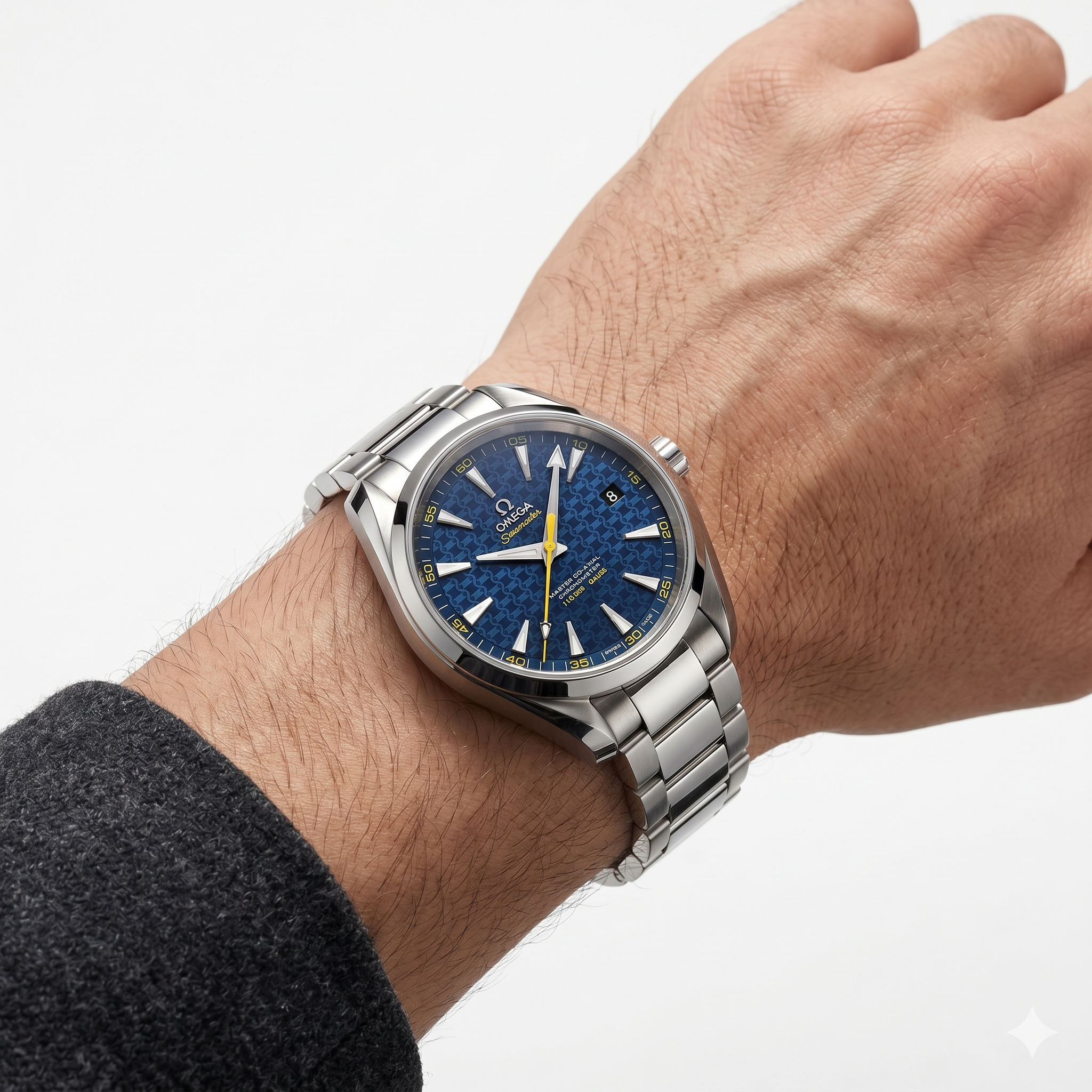 Omega Seamaster: Blue Dial Stainless Steel Men's Watch ⌚🟦⚙️