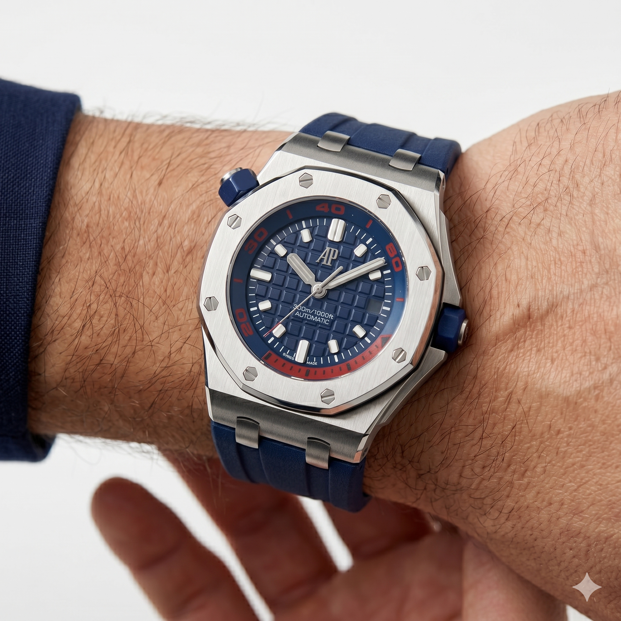 Audemars Piguet Blue Automatic Men's Watch ⌚🔵