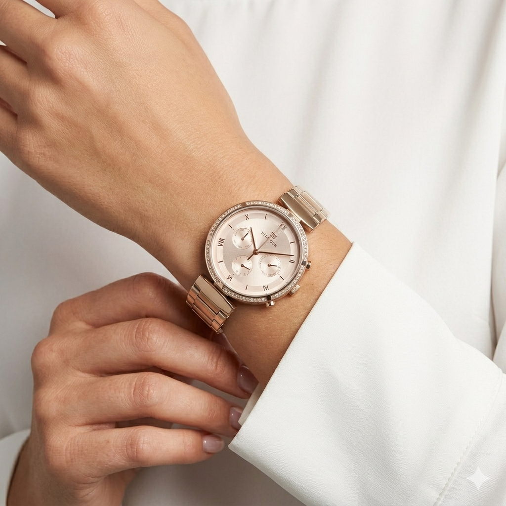Tommy Hilfiger Gold-Tone Metal Watch ⌚✨ Elegance