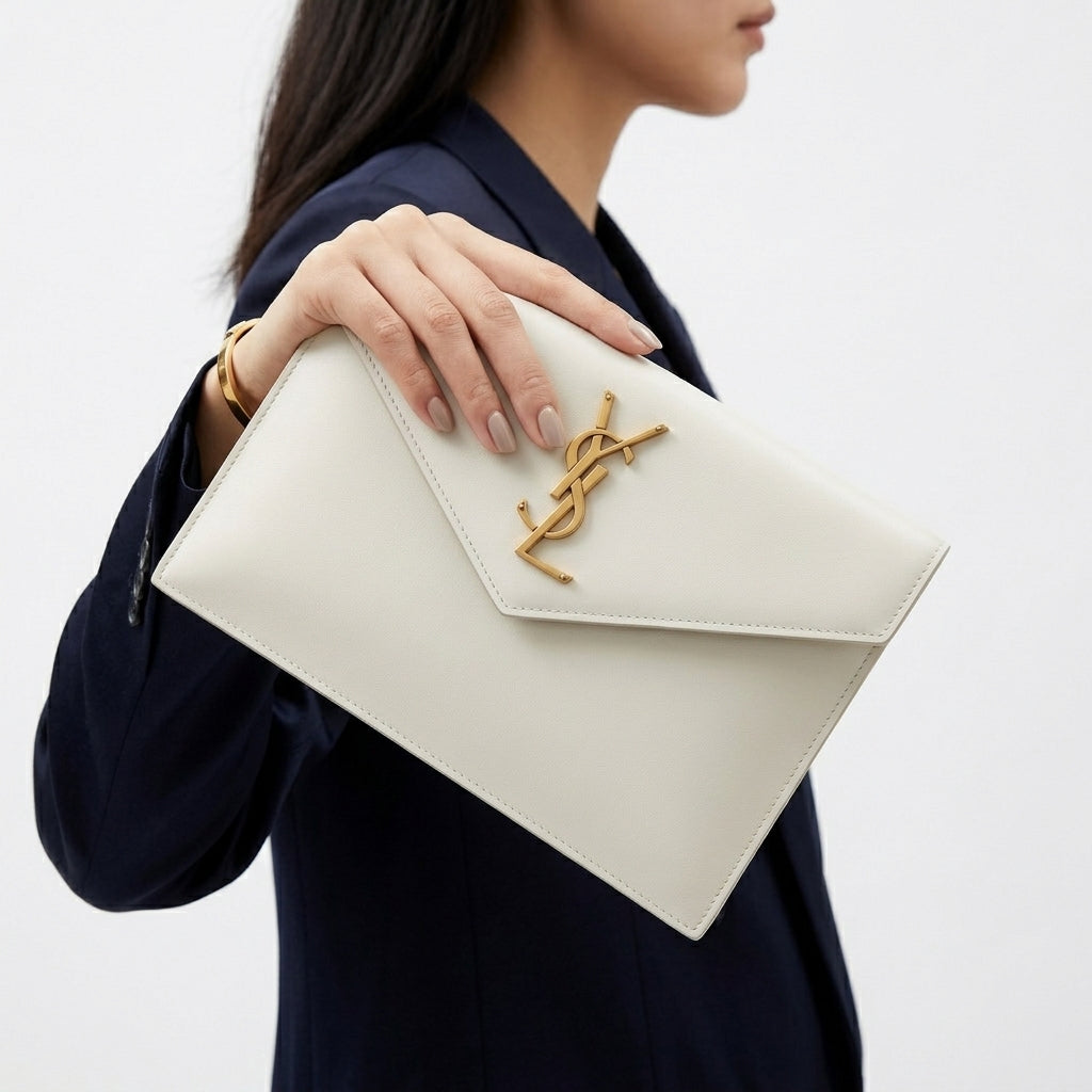 Saint Laurent Signature Envelope Clutch