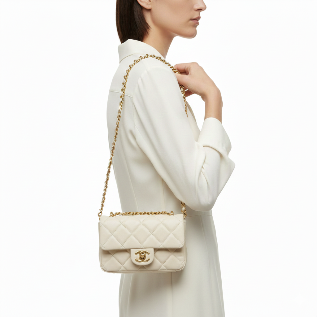 Chanel Quilted Flap Wallet On Chain 🤍🌟🔗