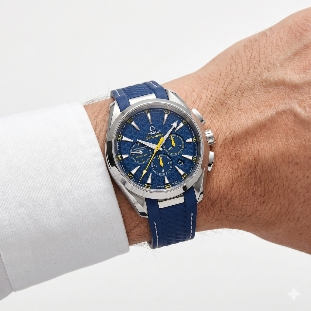 Omega Seamaster Blue Dial Men's Watch ⌚🔵