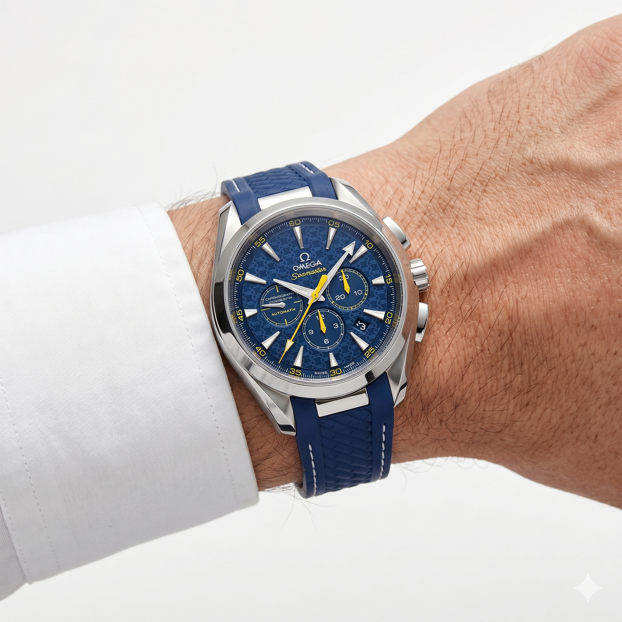 Omega Seamaster Blue Dial Men's Watch ⌚🔵