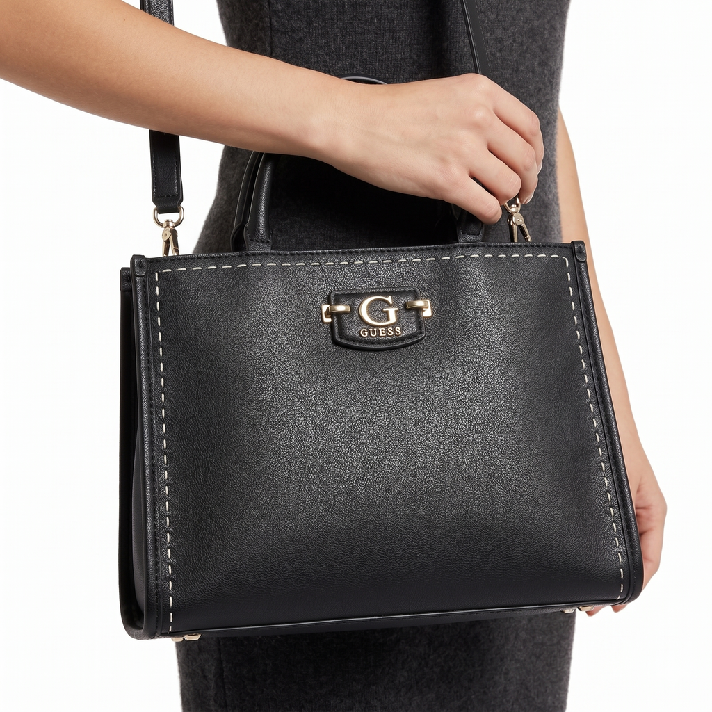 Guess Black Leather Bag 🖤 Luxe 'A ONE' Design