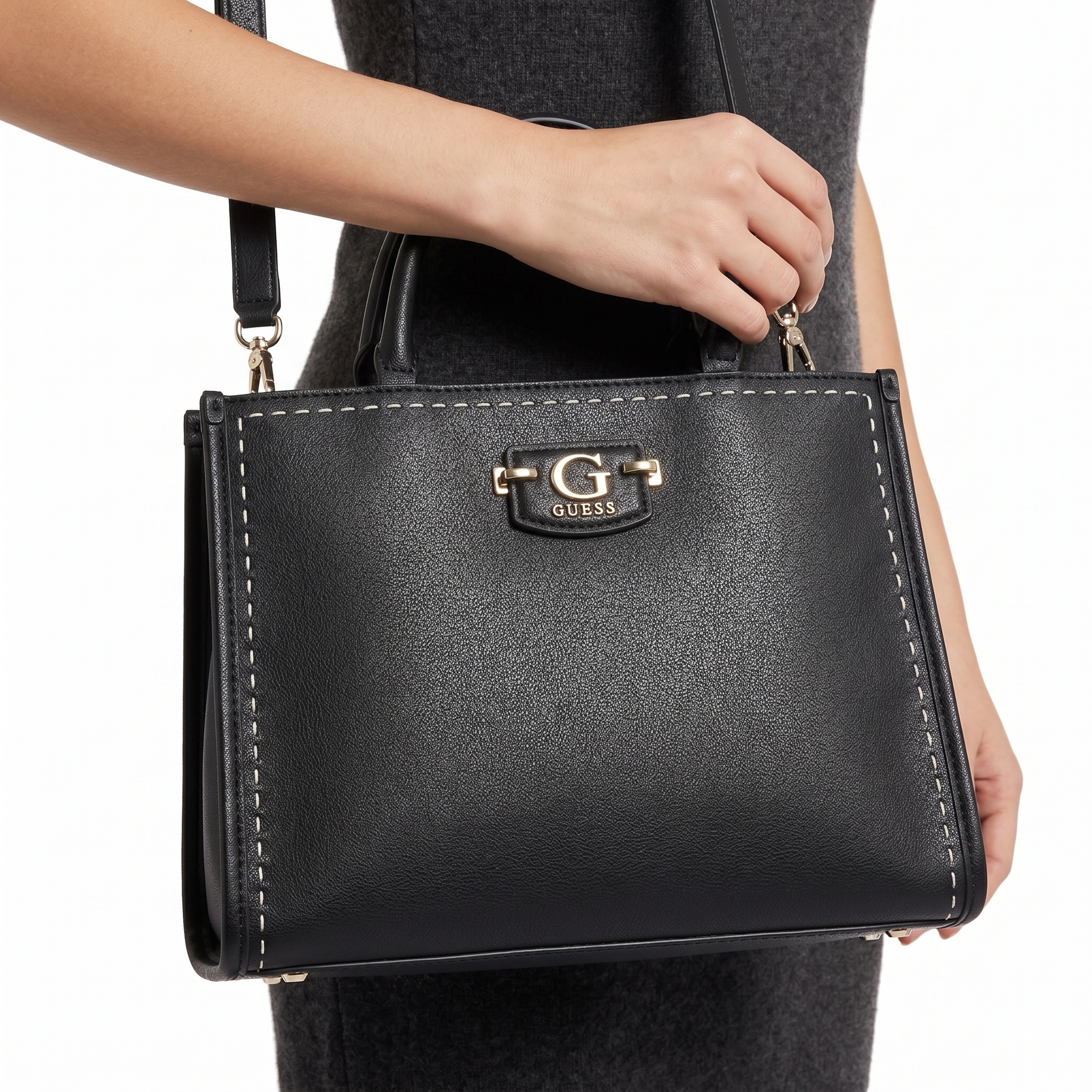 Guess Black Leather Bag 🖤 Luxe 'A ONE' Design