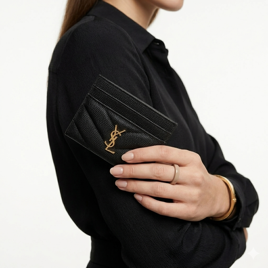 YSL Black Card Holder 🖤 Luxe & Compact