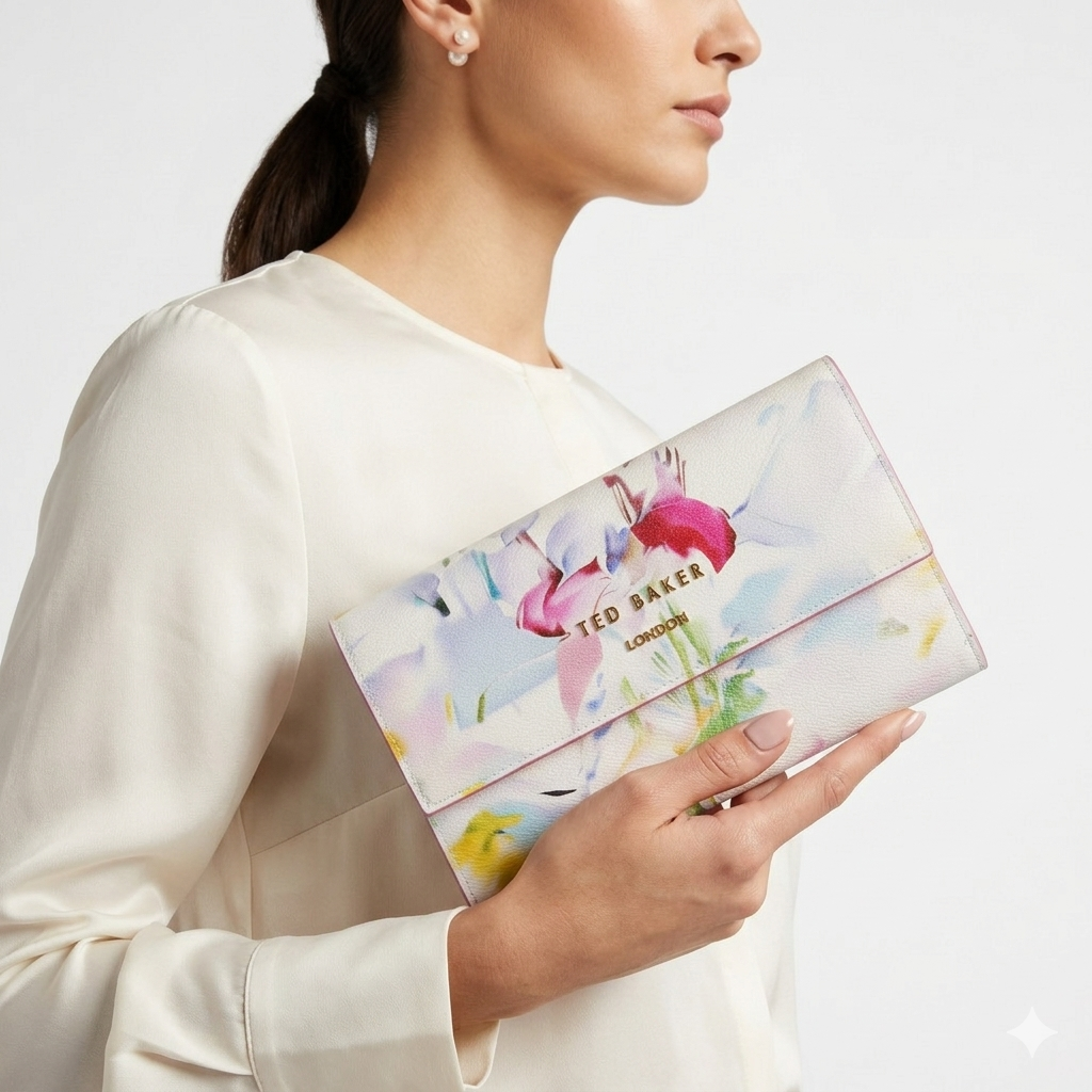 Ted Baker Floral Multi-Task Pouch 🌸💼👝
