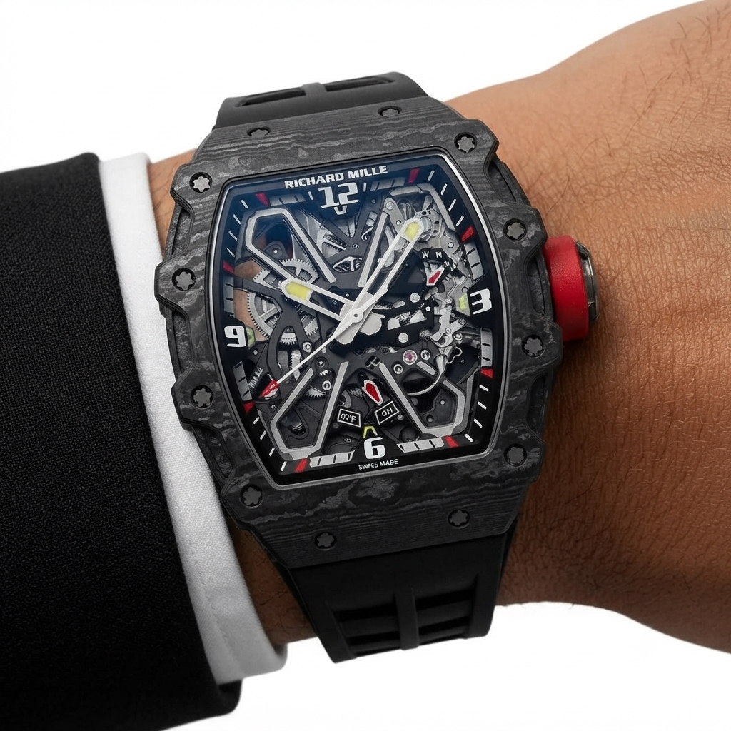 Richard Mille RM35-03 Rafael Nadal Blue Titanium Skeleton Watch 🎾