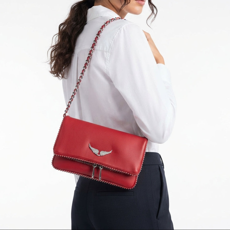 Zadig & Voltaire Rock Leather Chain Bag
