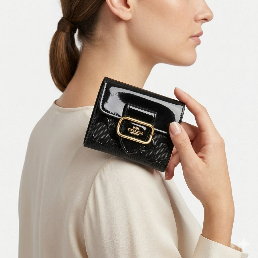 COACH Classic Wallet: Black & White 🖤🤍