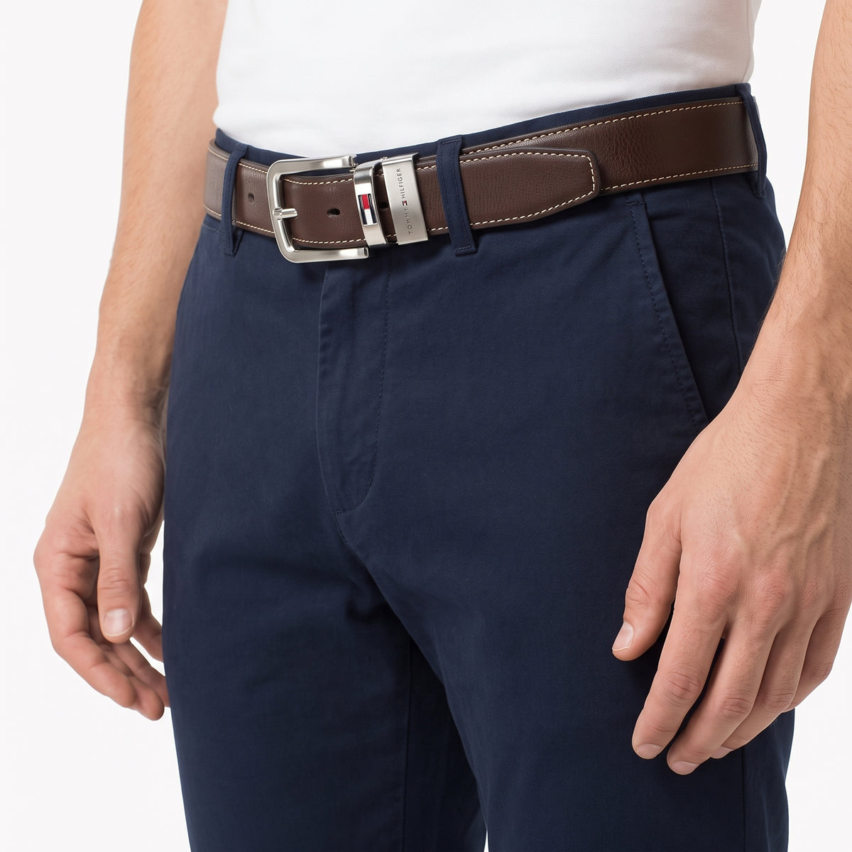 Tommy Hilfiger Reversible Two Tone Leather Belt