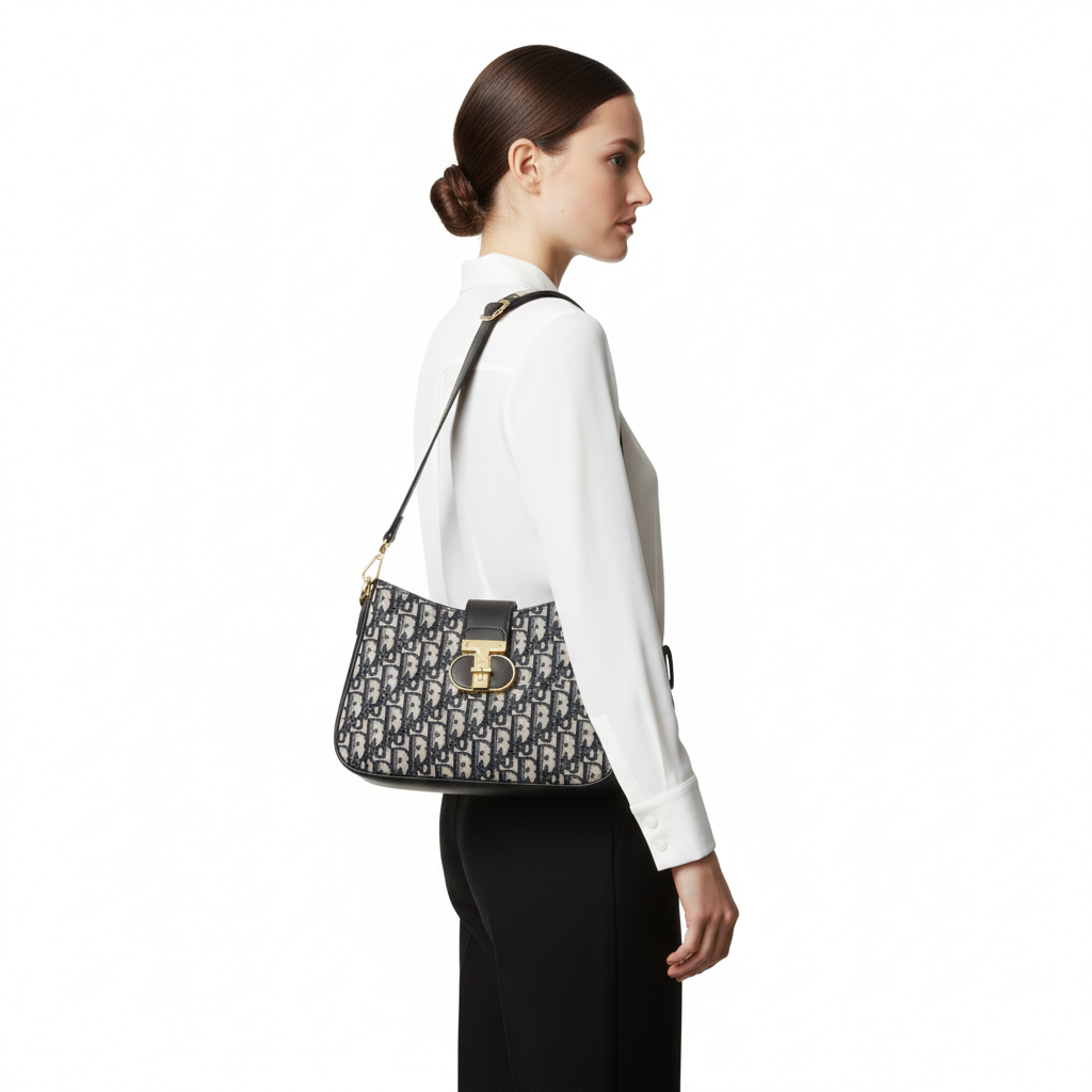 Christian Dior Oblique Monogram Hobo Bag 👜✨