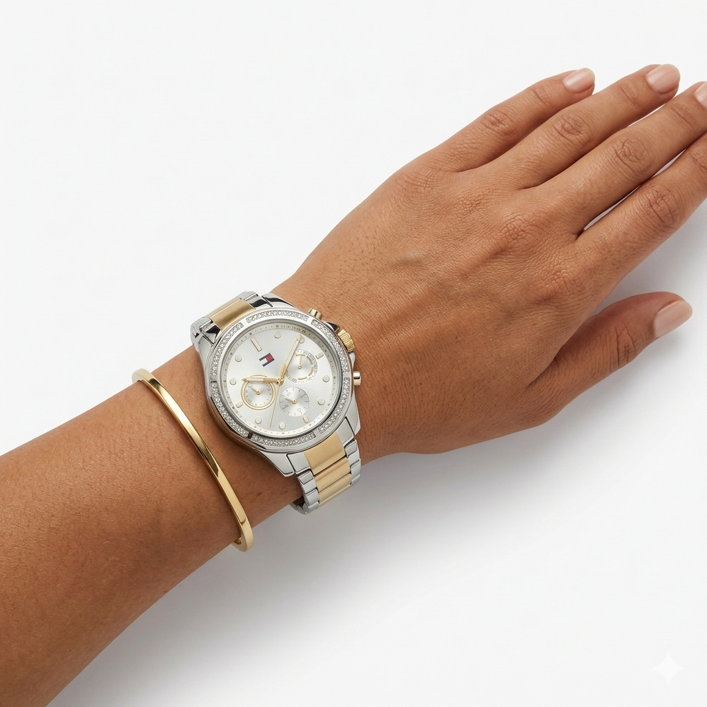 Tommy Hilfiger Women's Two-Tone Metal Watch ⌚✨
