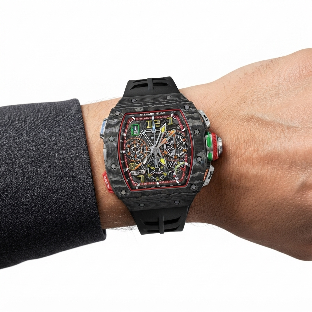Richard Mille RM 65-01 Carbon Split-Seconds Chronograph Watch 🏎️⌚
