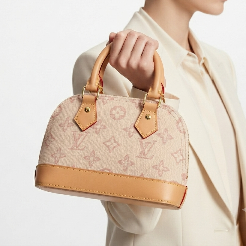 Louis Vuitton Style Mini Alma Monogram Handbag