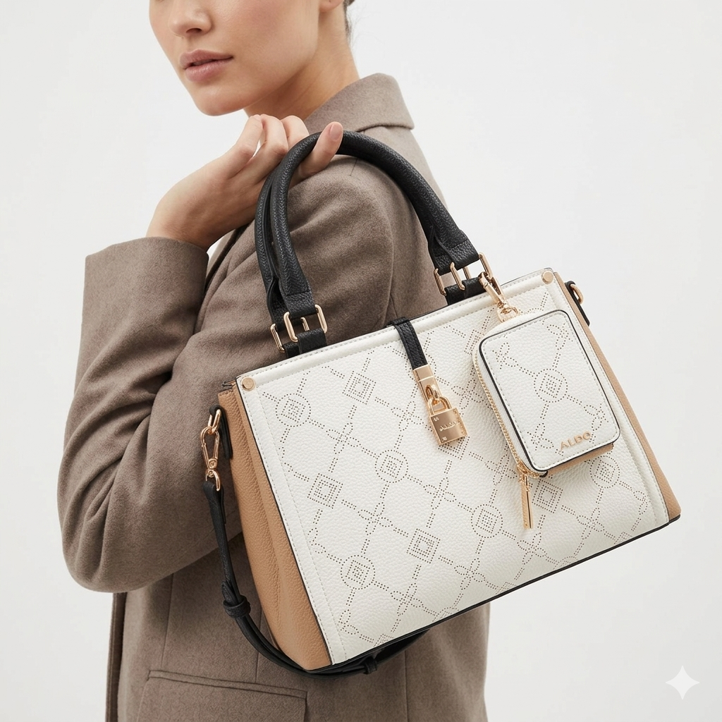 ALDO Mirror A One Bag: Crossbody Chic 🤍🖤👜