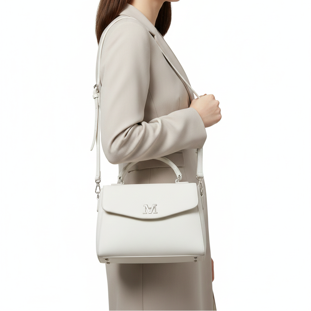 MaxMara Whitney Leather Top Handle Bag 🤍👜✨