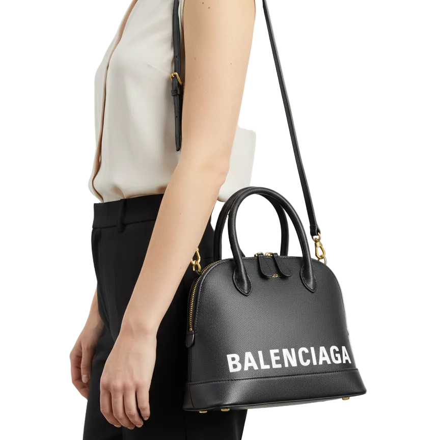 Balenciaga Ville Top Handle Bag in Grained Leather 👜🖤✨