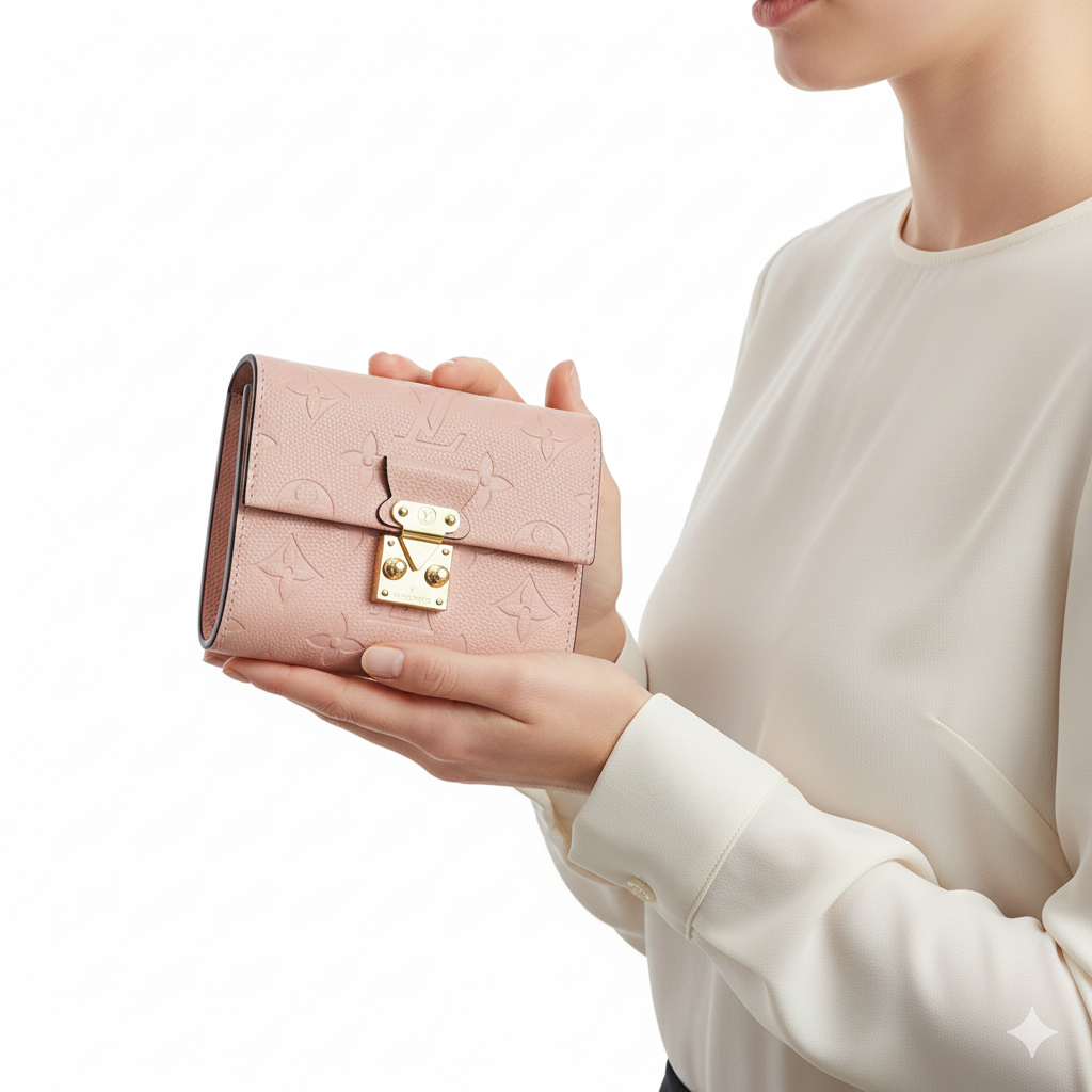 Louis Vuitton Vavin Compact Wallet in Rose Poudre Empreinte Leather 🌸✨👜