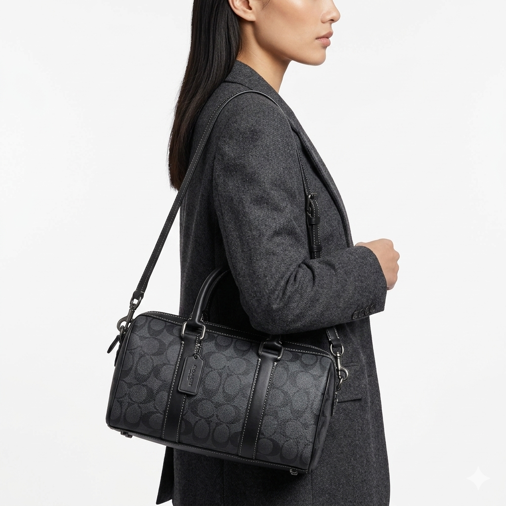 Coach Black Bag 🖤 Chic Handbag with Box Included