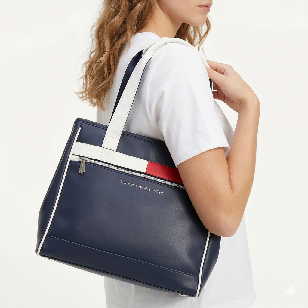 TOMMY Top Quality Bag: Red, Blue, Light Blue 💙👜❤️