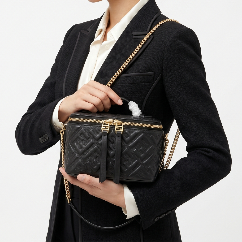 FENDI Mirror Original Bag: Chic PU Leather 💖👜
