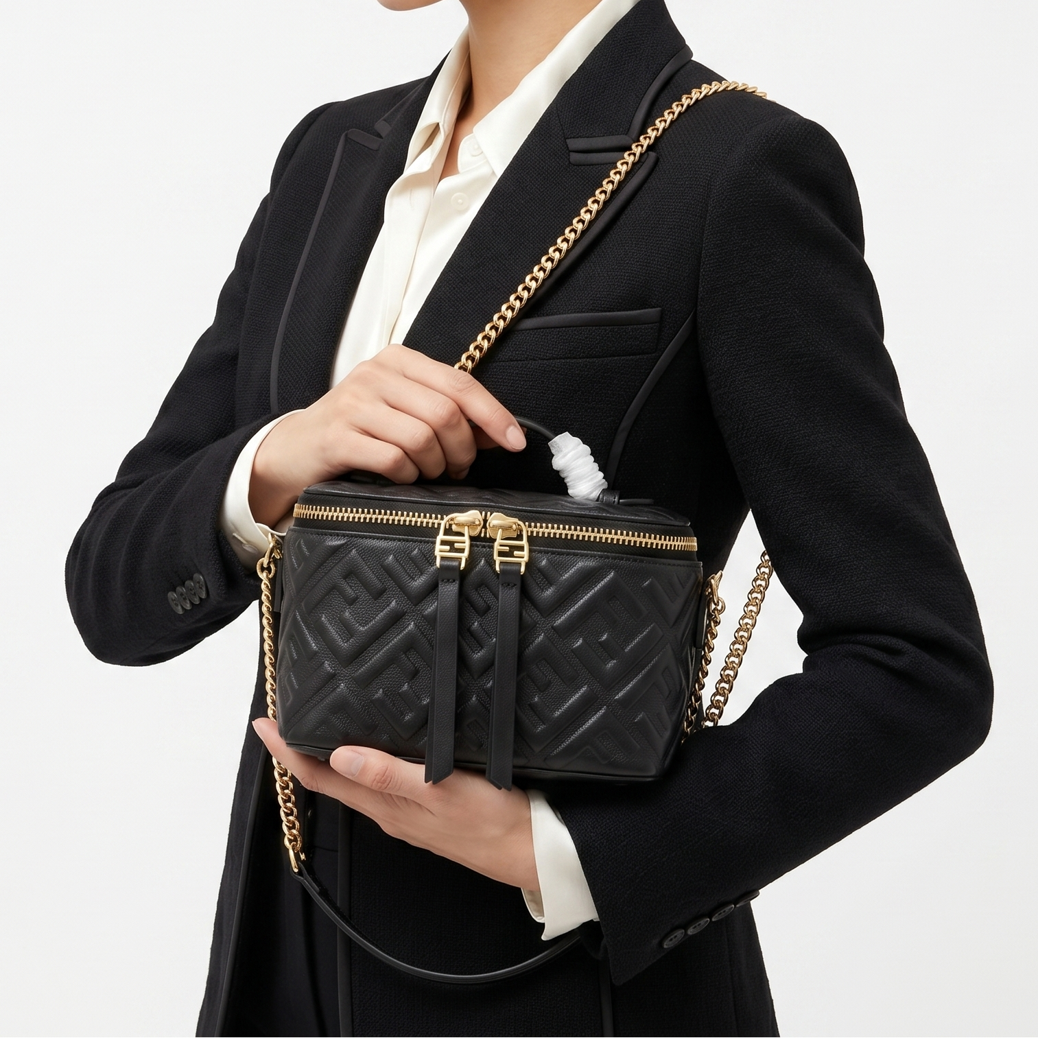 FENDI Mirror Original Bag: Chic PU Leather 💖👜