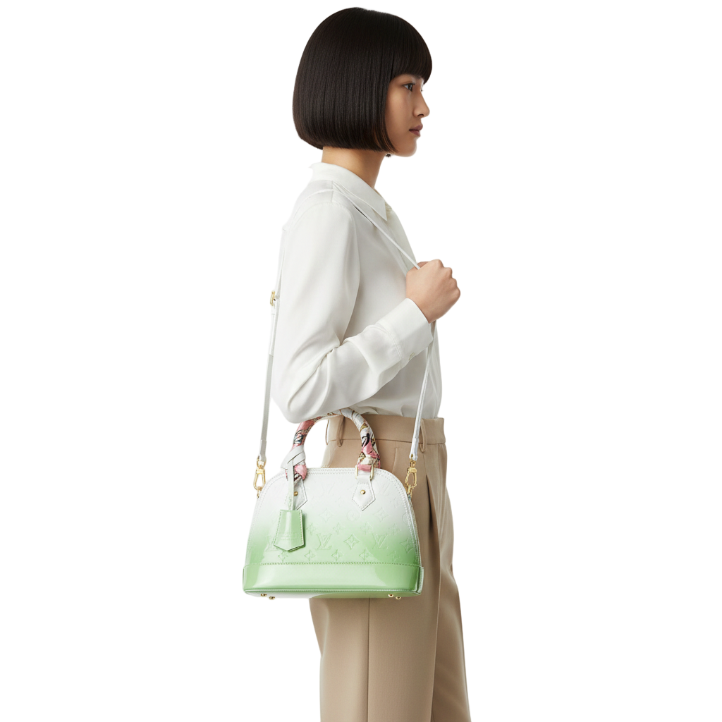 💚 Louis Vuitton Vernis Alma BB Ombré Gradient Bag 🤍