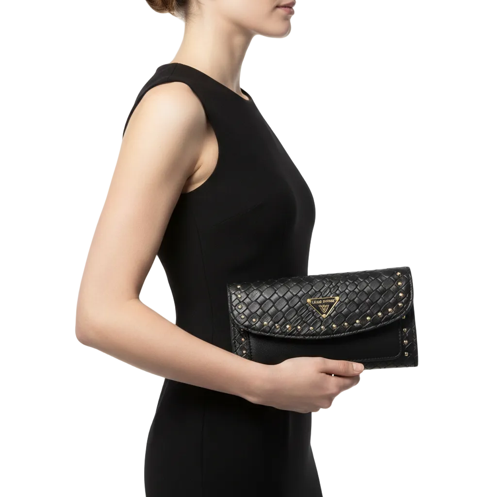 Louid Dennis Luxury Woven Leather Accessory Gift Set 🖤✨🎁