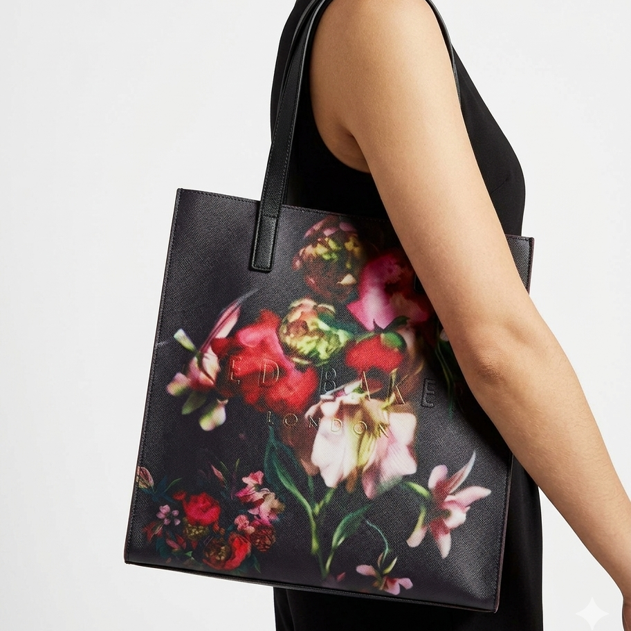 Ted Baker London Floral Print Tote Bag and Matching Wallet Set 🌸👜✨