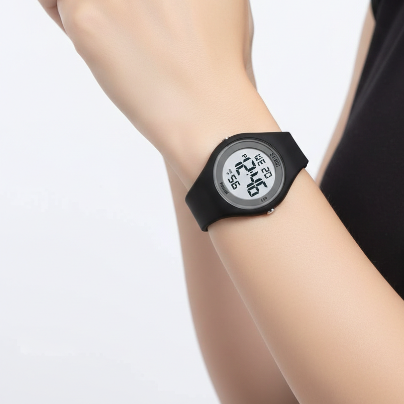 SKMEI Minimalist Waterproof Digital Sports Watch ⌚️🖤💦