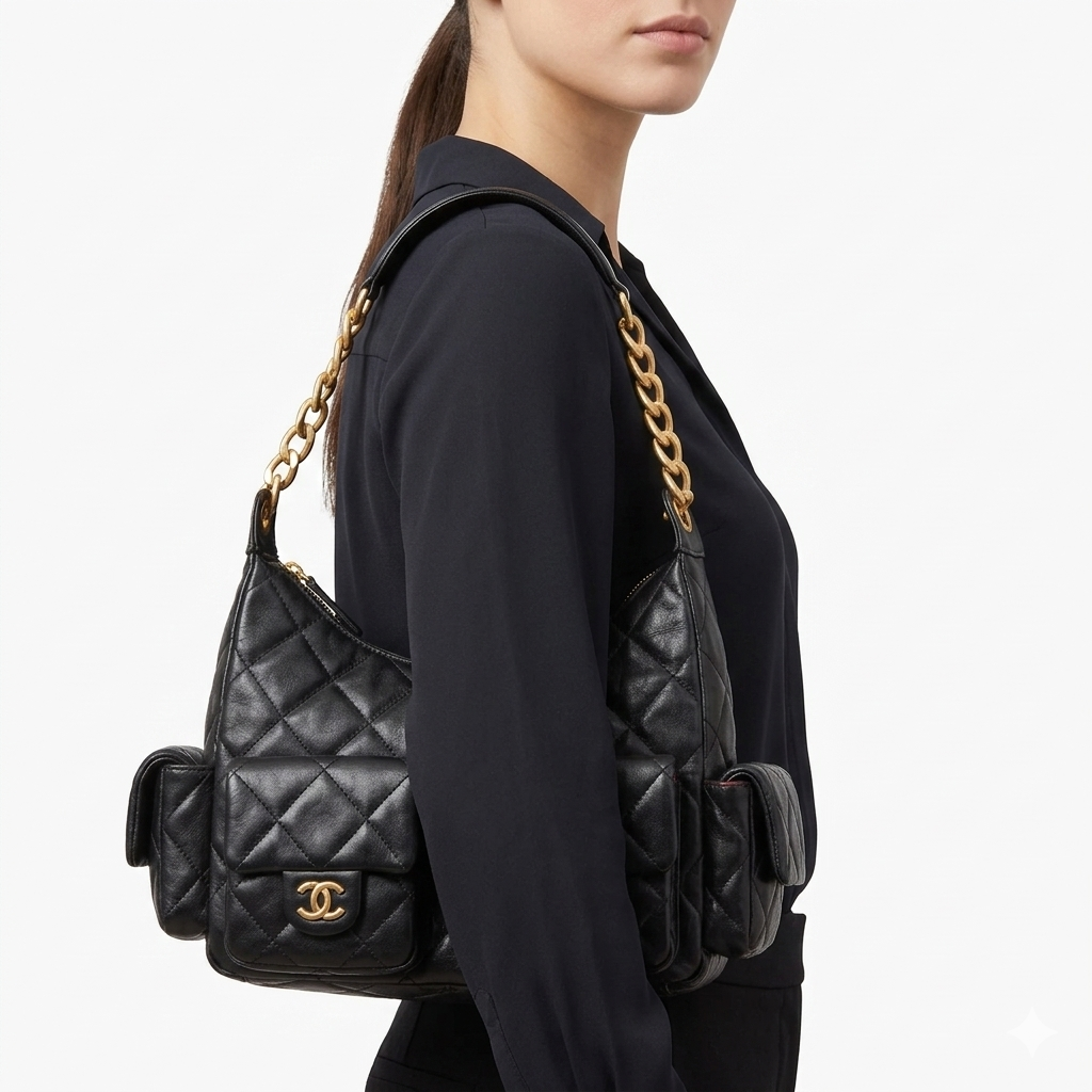 CHANEL Classic Flap Bag 🖤 Timeless Elegance