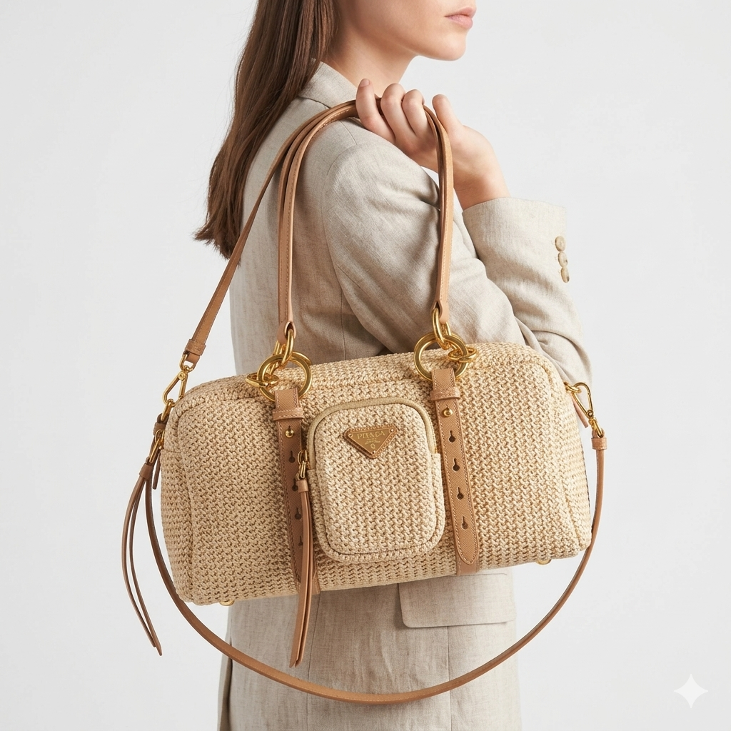 Prada Beige Bag 👜 Classic Elegance 💫 With Box