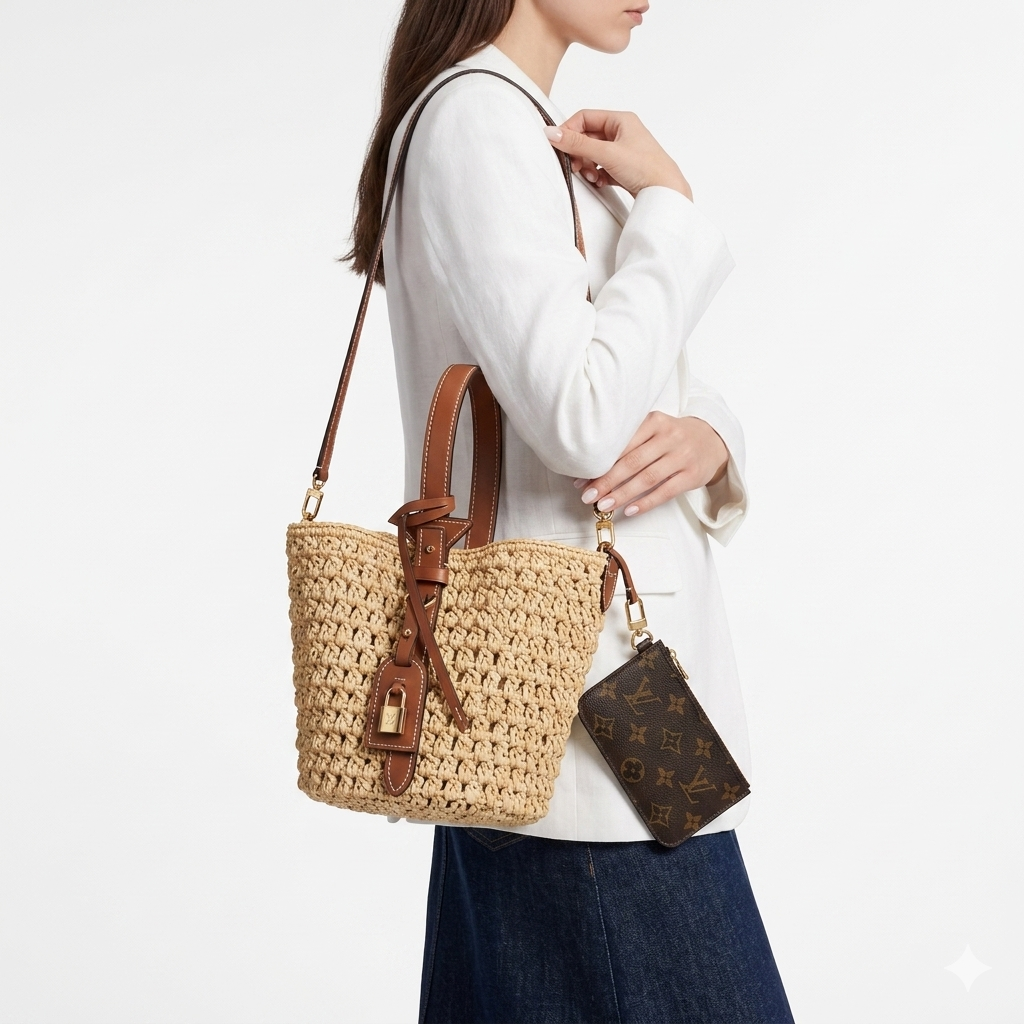Louis Vuitton Beige & Brown Monogram Bag 👜