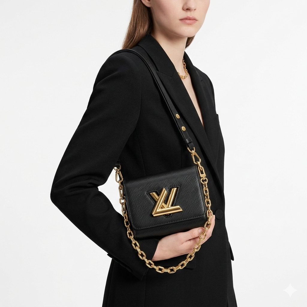 Louis Vuitton Twist PM Epi Leather Crossbody Bag 🖤✨👜