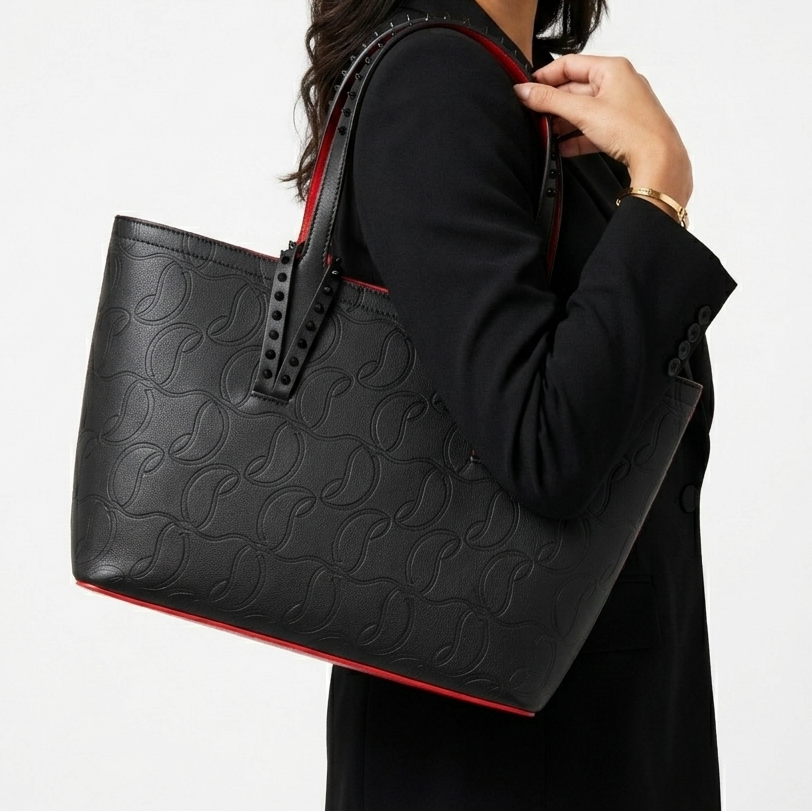 Christian Louboutin Black & Red Tote Bag 🖤❤️