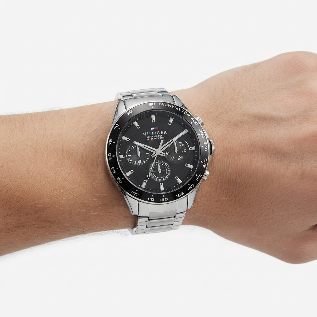 Tommy Hilfiger Stainless Steel Tachymeter Sport Watch