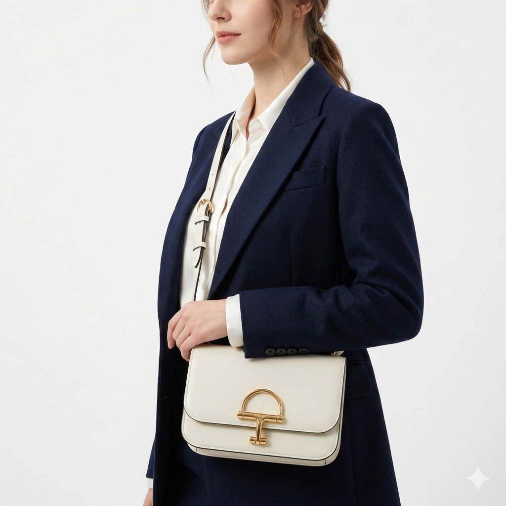 GUCCI Small Leather Shoulder Bag with Horsebit Hardware 👜✨