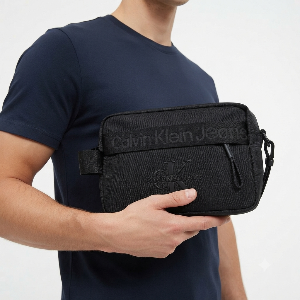 Calvin Klein Jeans Minimalist Black Crossbody Bag