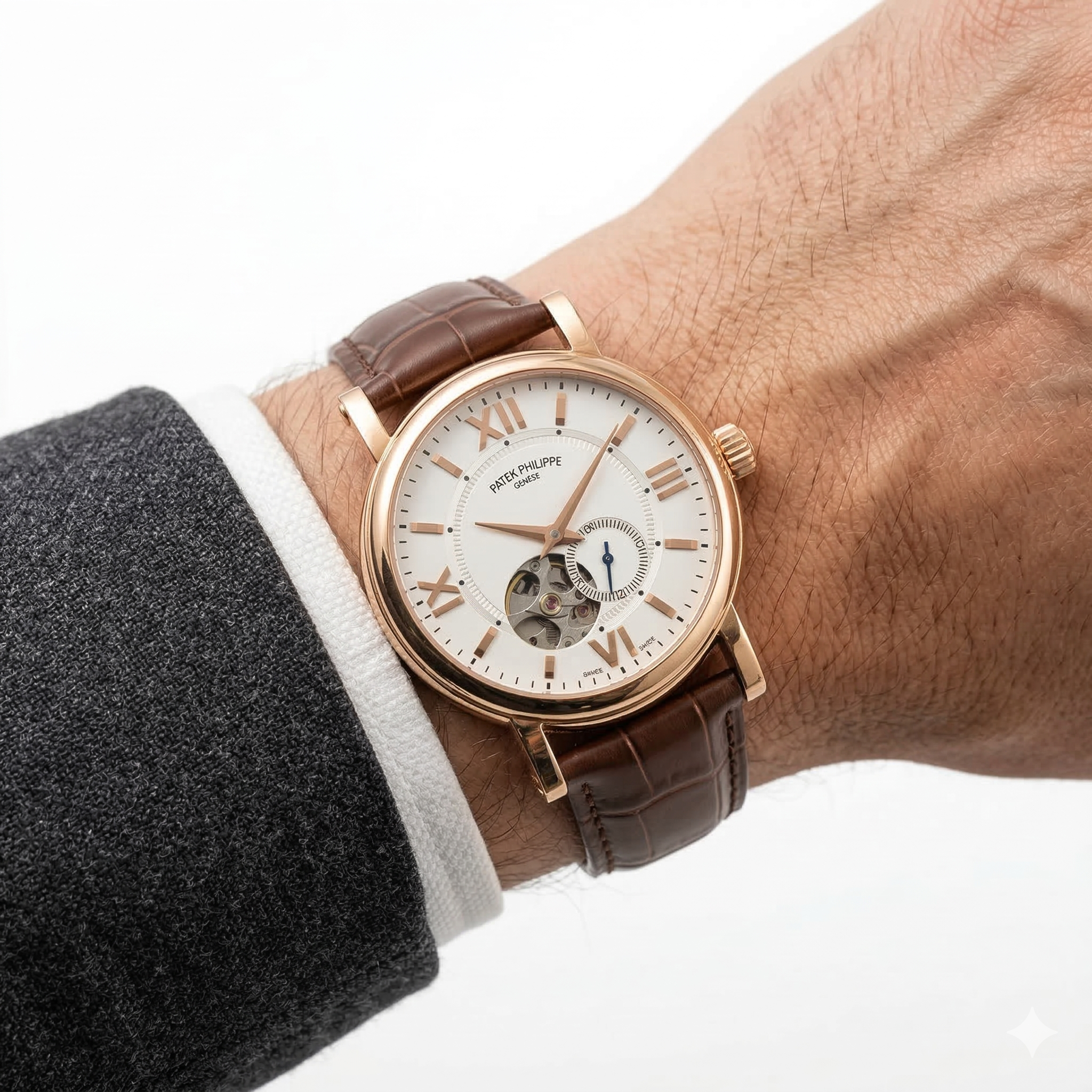 Vachron Citizen Movement Watch: Black Leather & Gold Accent ⌚🖤⚜️