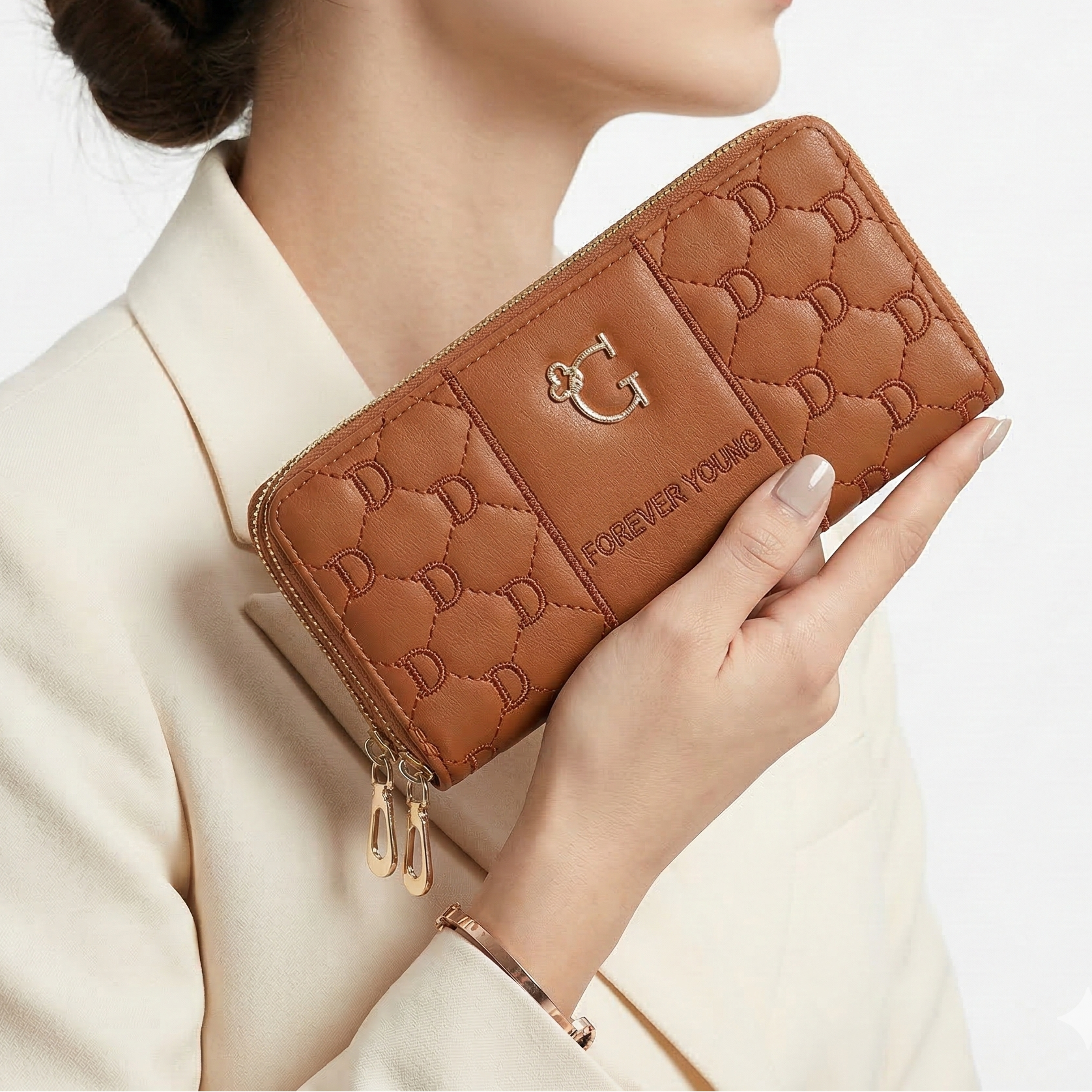 Forever Young Wallet in Taupe 👜 Neutral Chic