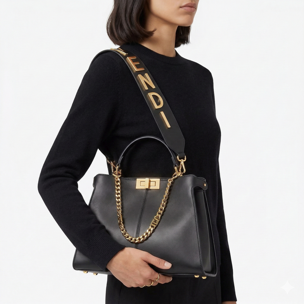 Fendi Black Tote: Iconic Style 🖤